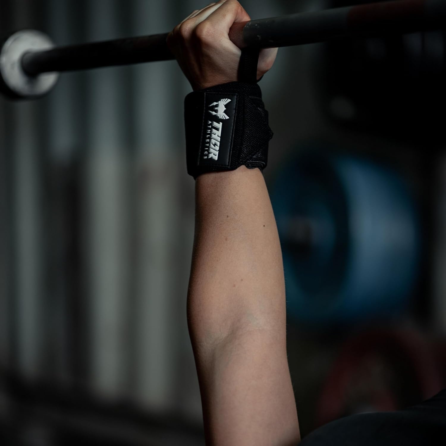Thor Athletics Polsiere Palestra,Fasce Polsi Sollevamento Pesi, per Powerlifting, Bodybuilding, 60cm