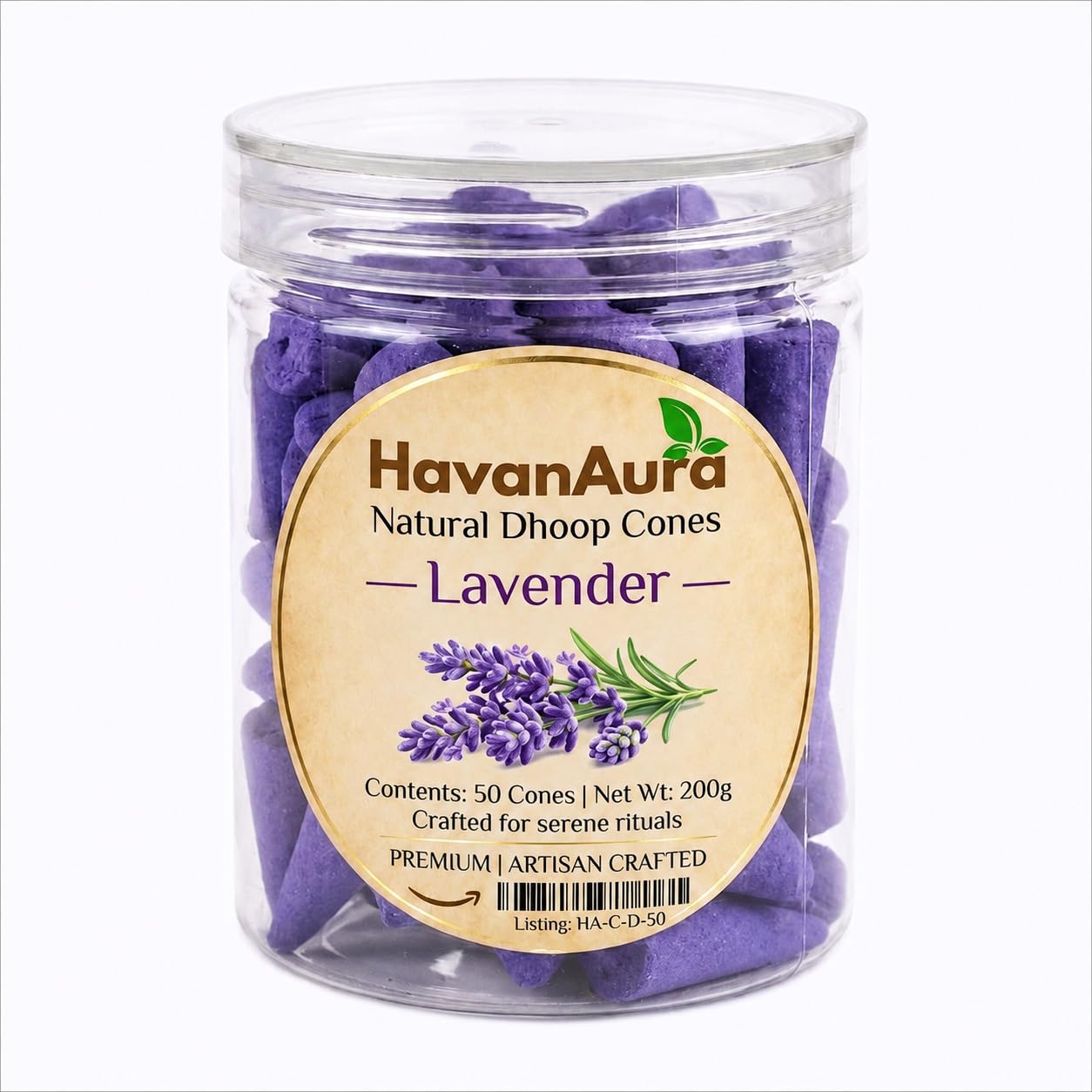 Natural Dhoop Cones Chandan 50 Cones 200g | Artisan Crafted, Chandan Fragrance-image-22