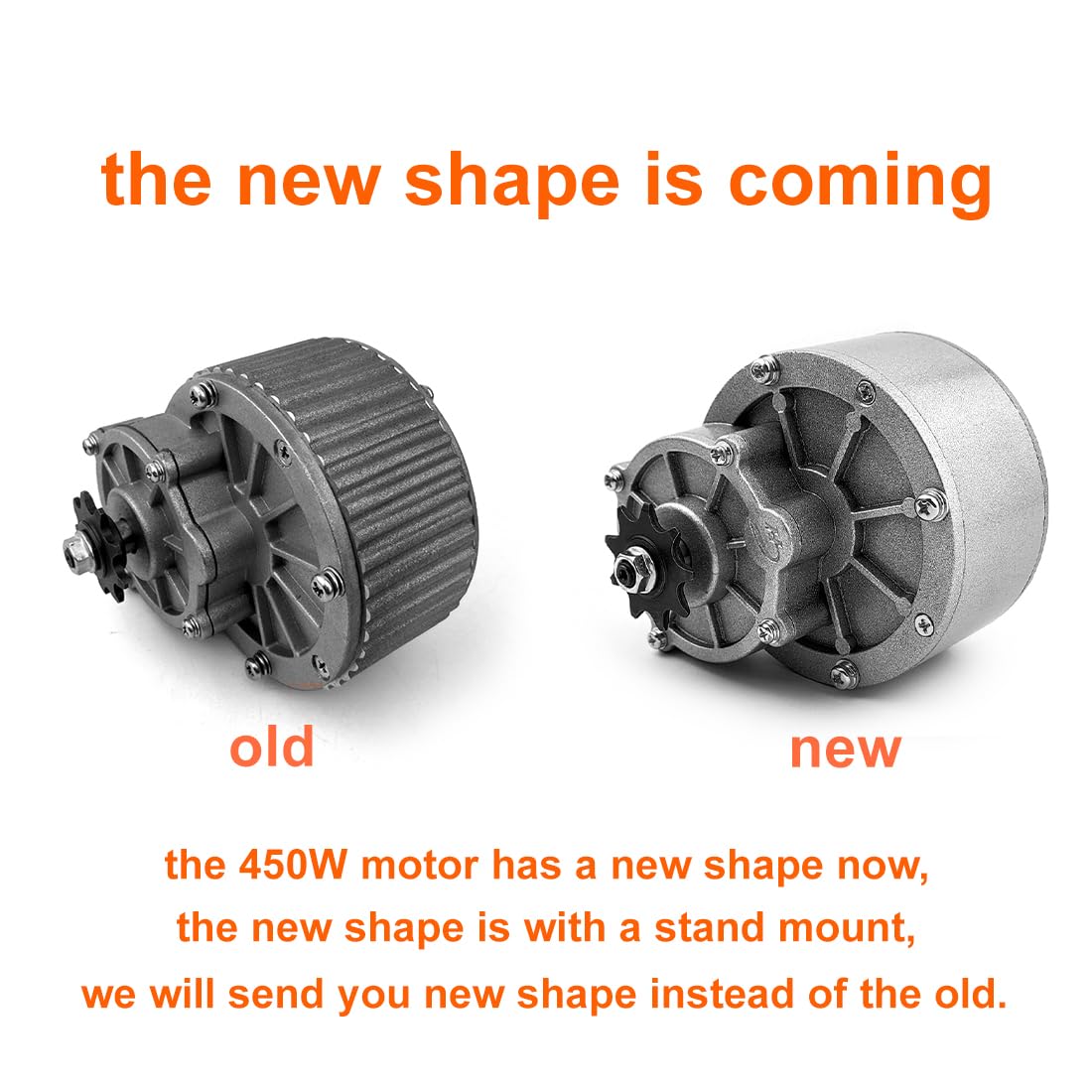 450W Electric Bicycle Cheap Motor Kit Easy to DIY E-Bike Economic Ebike Conversion Kit Electric Bike Side Mounted Motor Design (36V450W)