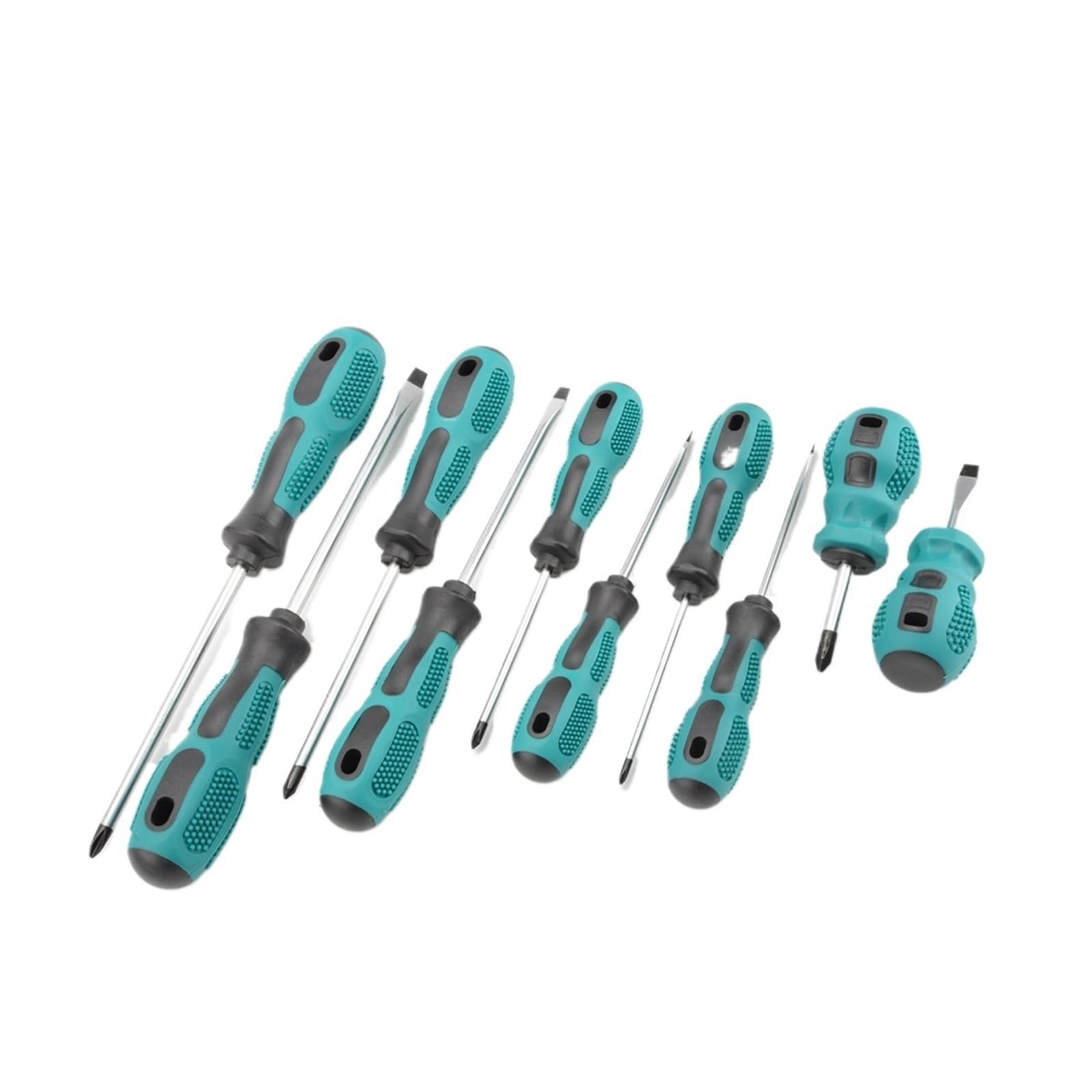 Compatible for 10Pcs Screwdriver Hand and Handle Screw Driver Repair Tools