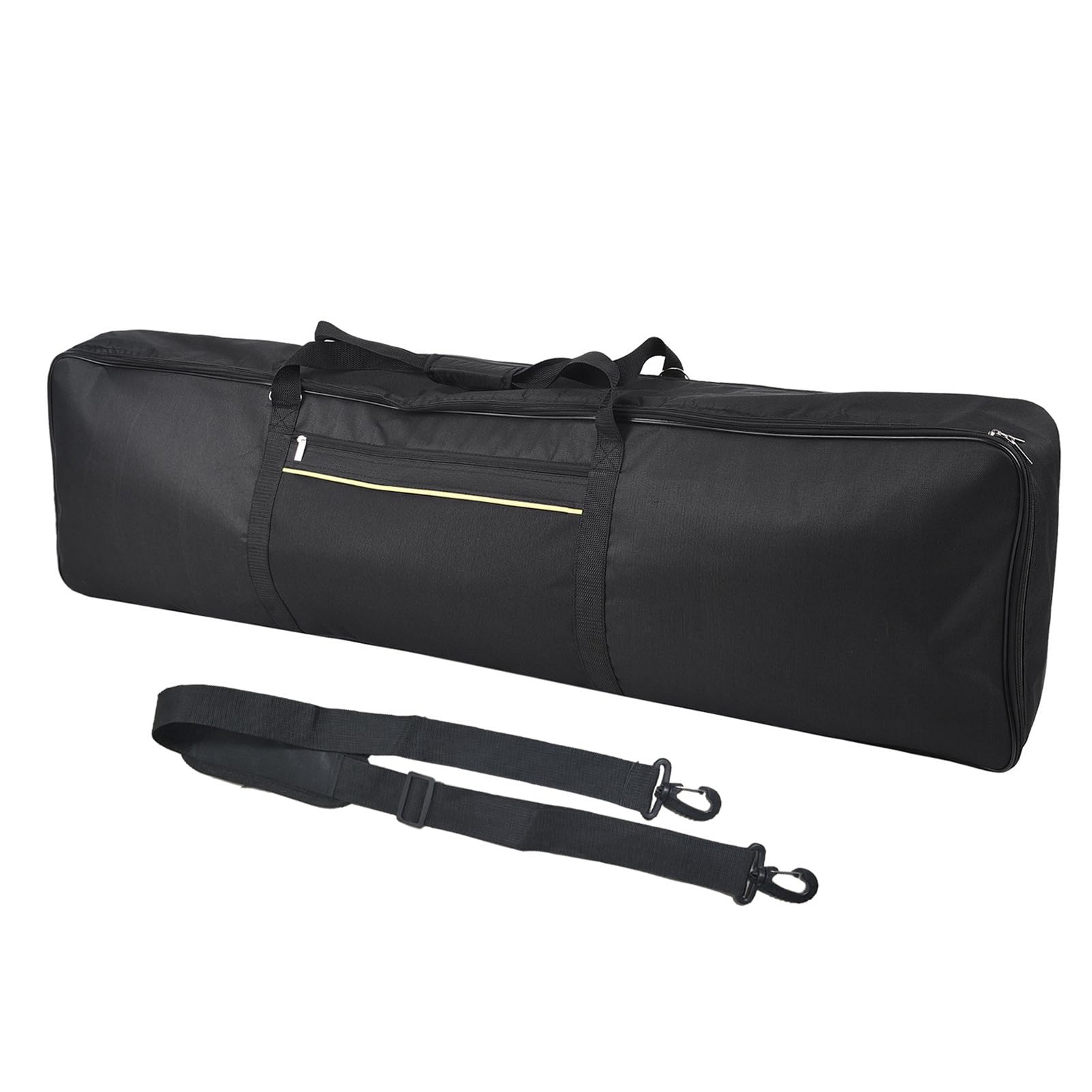 Sac de transport pour clavier 88 touches avec poignées et double fermeture éclair - Housse imperméable robuste et réglable - Portable