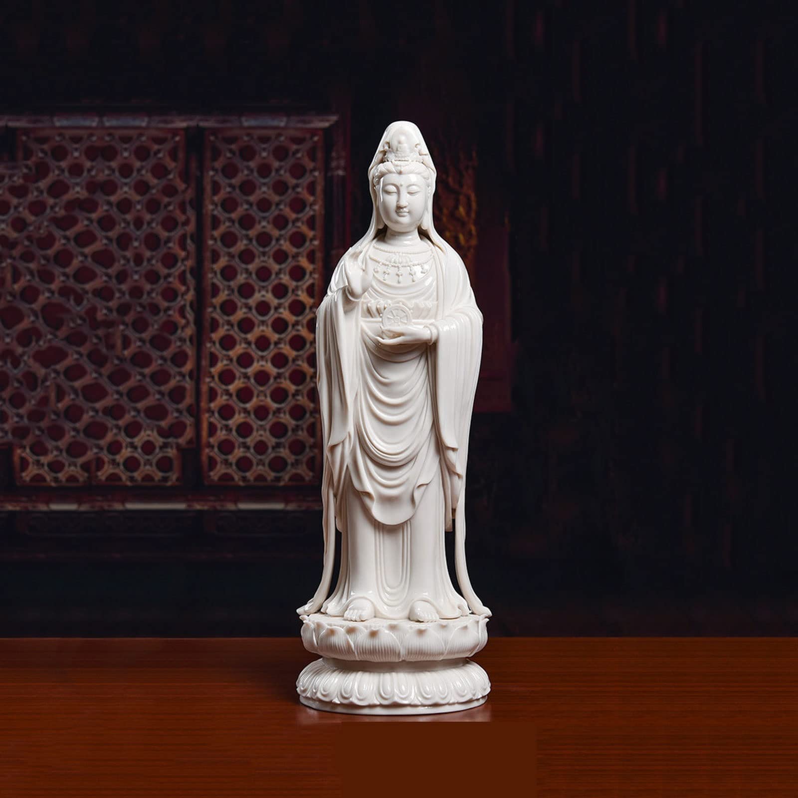 Amazon｜PSVOD コレクターフィギュア 女性 仏像 クワンイン像 観音像