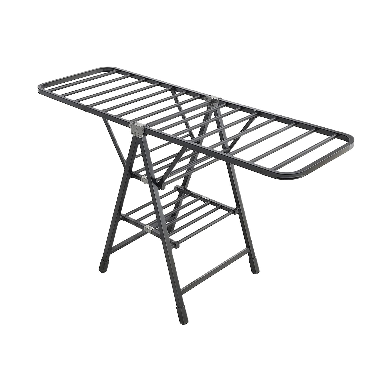 CAZSTYK Multi Functional Foldable Laundry Rack with Windproof Rods and Casters Perfect for Home or Garden Portable Laundry Drying Rack
