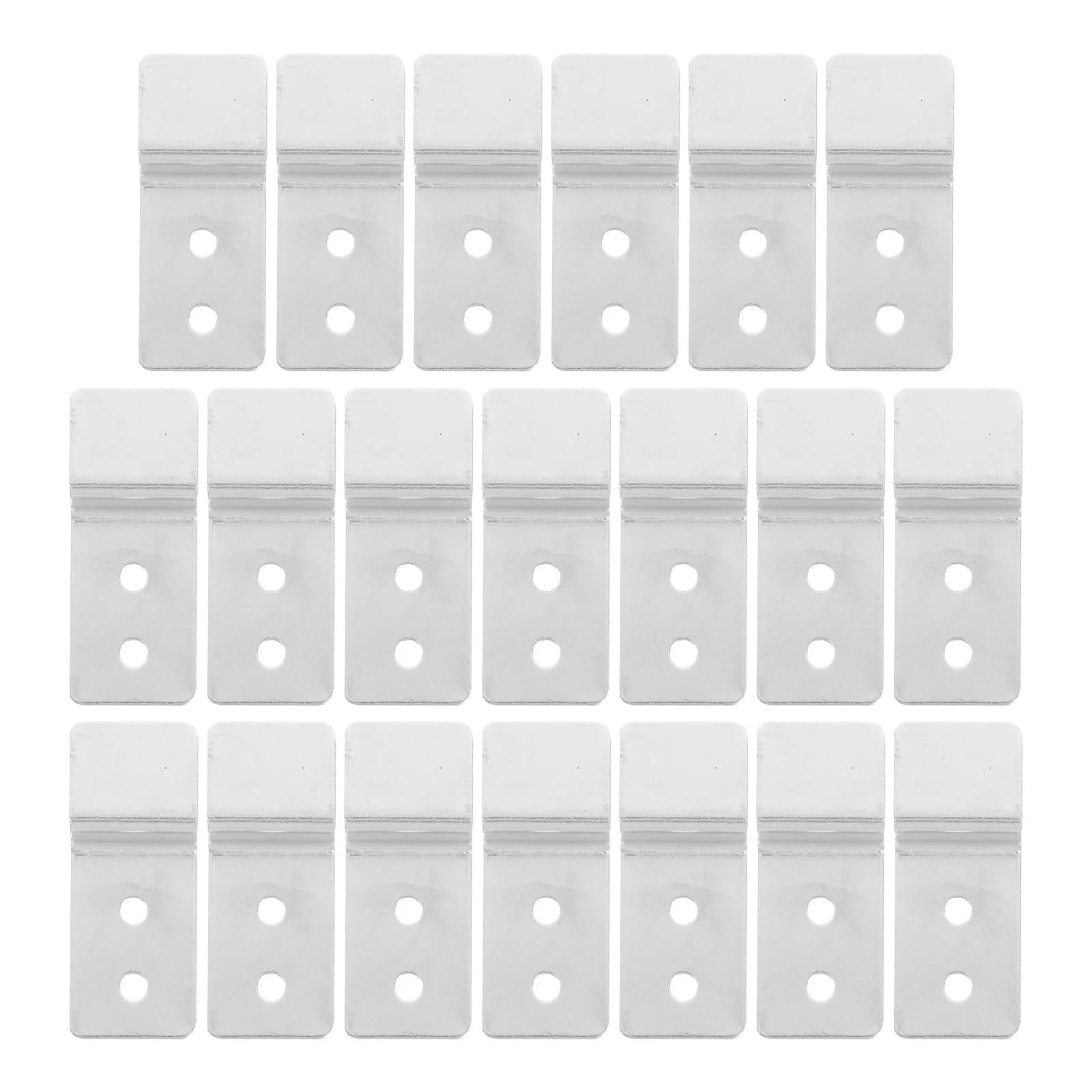 Offset Canvas Clips Picture Frame Braces Brackets Stainless Steel Canvas Offset Clips for Table Tops Shelf Fasteners Mounting(100pcs)