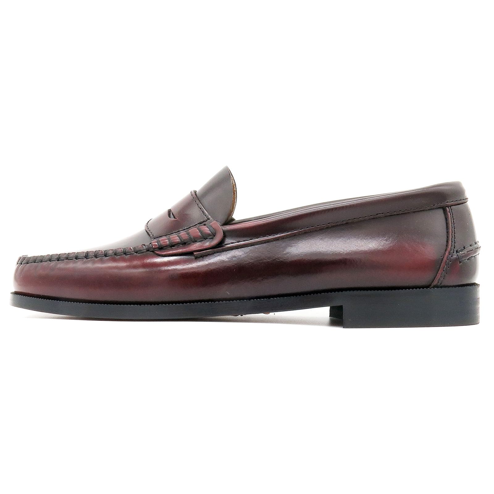 Herren Slipper Business Schuhe Ledersohle Rahmengenäht Premium Penny Loafer