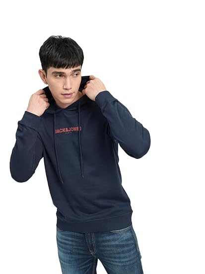 Men's Cotton Slim Fit Hooded Neck Sweatshirt