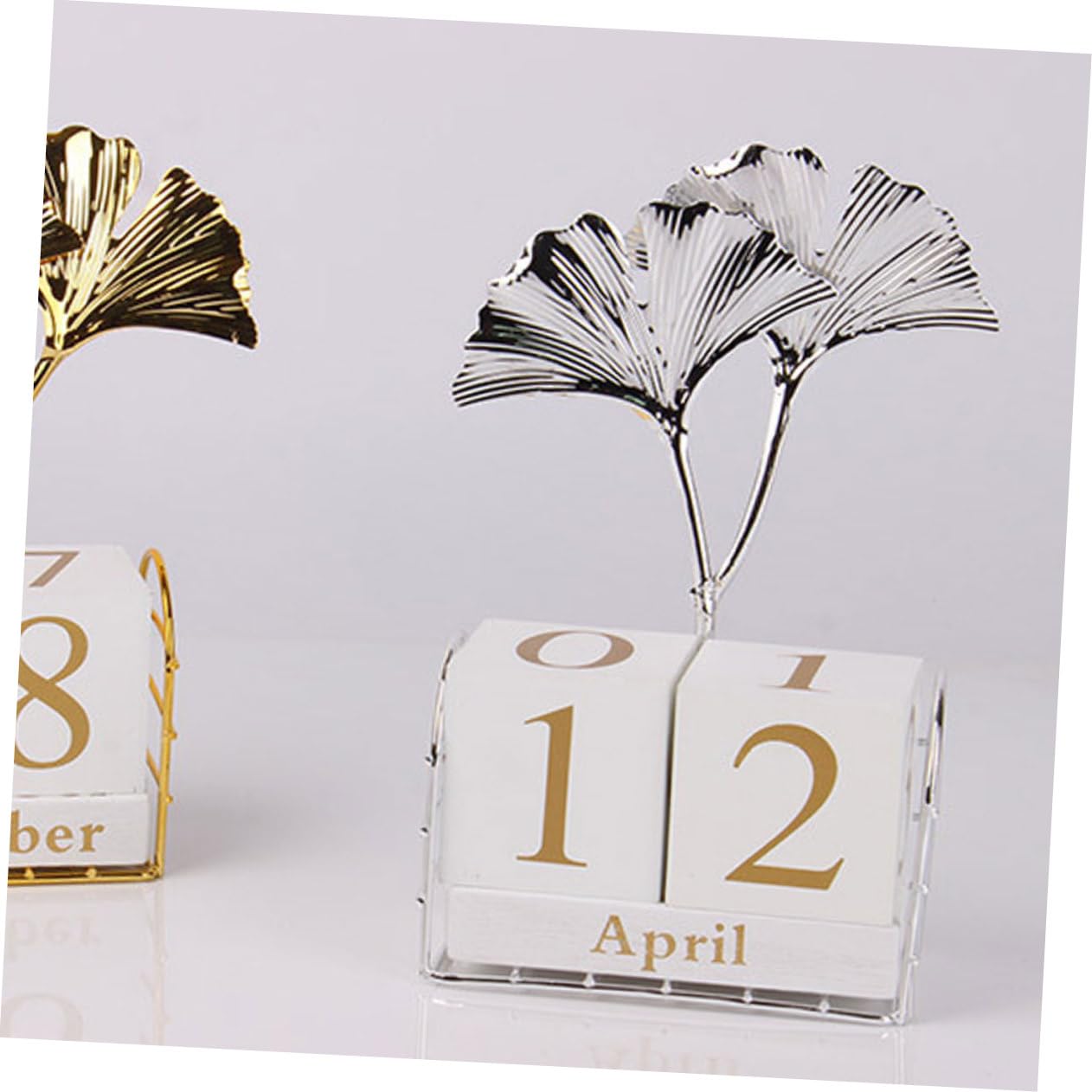 Calendario Perpetuo da Scrivania Calendario Blocchi Decorativo per Ufficio Dimensioni Compatte per Scrivania
