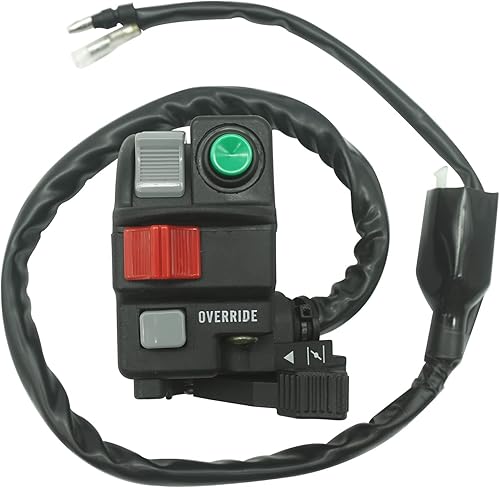 Miniatura 4 de M MATI Interruptor de manillar izquierdo para Kawasaki Prairie 360 KVF360 2003-2013 KFX700 2004-2009 Prairie 300 400 KVF300 KVF400 2002 46091-18 58