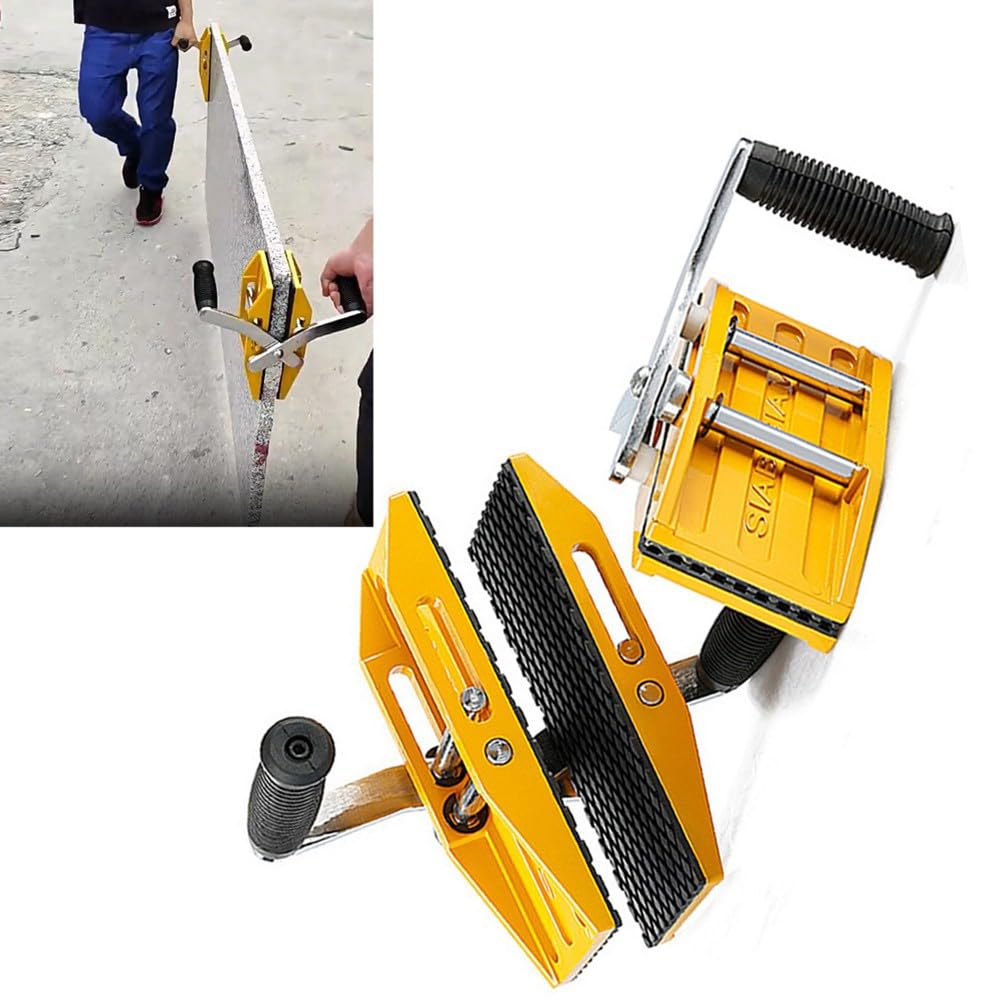 Morsetti in granito, supporti per pannelli di trasporto in pietra, strumenti di sollevamento resistenti, capacità 350 kg, impugnatura in gomma antiscivolo, impugnatura ergonomica per lastre
