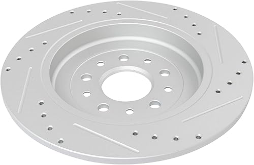 Miniatura 8 de TRQ Pastilla de freno de cerámica delantera y trasera y kit de rotor de rendimiento con fluidos