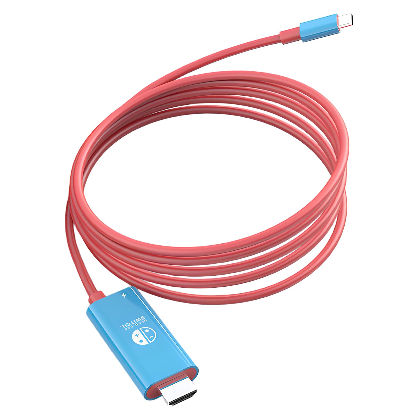 Nintendo Switch 赤色 HDMIケーブル付属 Amazon | Nintendo Switch 2用 Type-C - HDMIケーブル、4Kビデオ出力