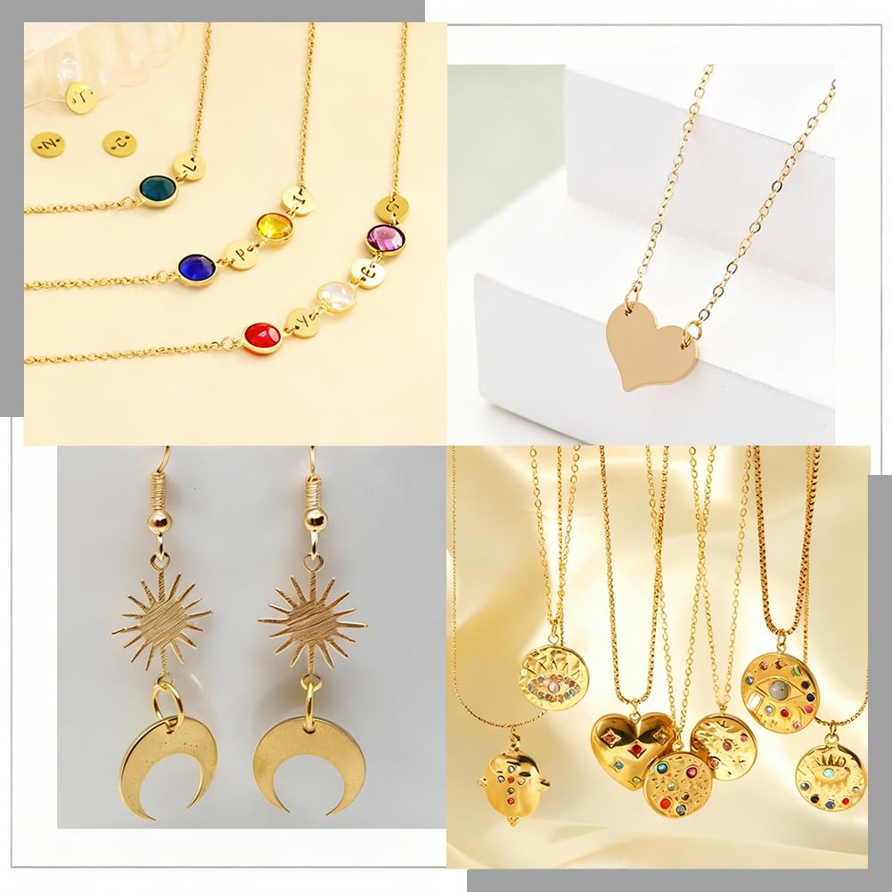 Beebeecraft 20 Stück 4mm Offene Goldene Biegeringe 14K Vergoldetes Messing Kleine Runde Biegeringe Verbindungsstücke Für Schmuckherstellung Halsketten Armbänder Ohrringe Kettenhemden DIY