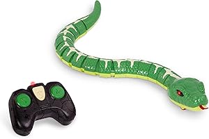 Terra by Battat Remote Control Emerald Tree Boa: Realistic Mechanical Snake Toy for Kids