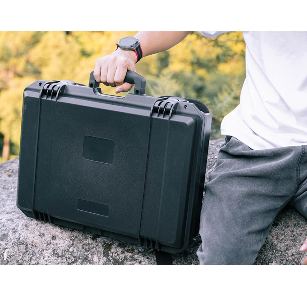 Custodia rigida impermeabile antiurto per drone DJI Mavic 4 Pro e RC Pro 2, custodia protettiva da viaggio con schiuma personalizzata per batterie, eliche e accessori, Nero , Unisex