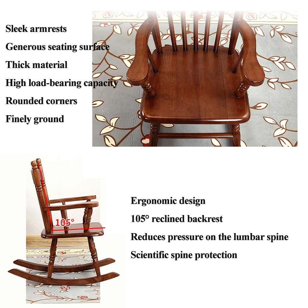 Wood Rocking Chair Kids Chair GnL Recsports Child's Wood Porch