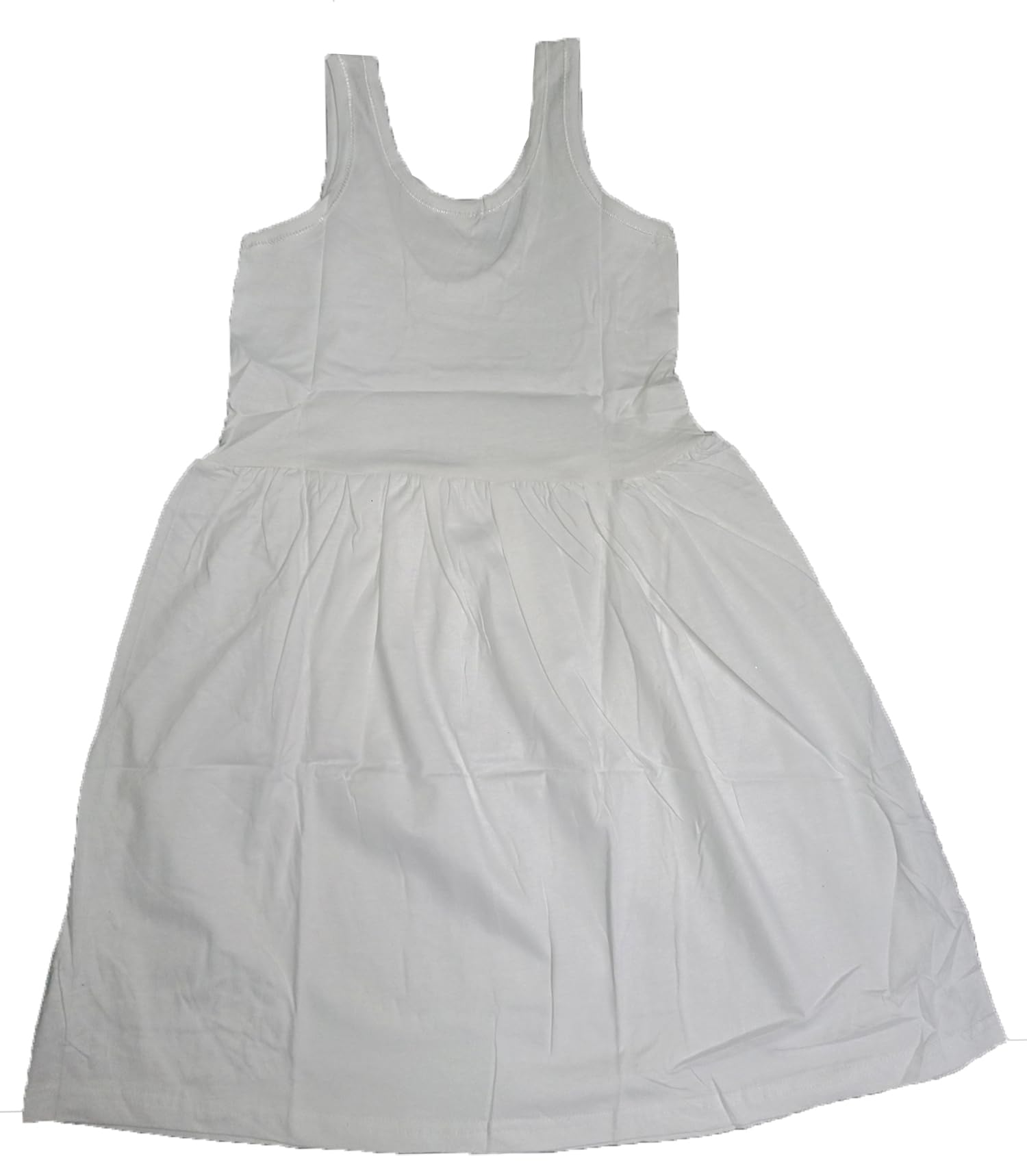 Girls Cotton Full Length Multicolor Comisole/Slip/Spaghetti/Pack of 1