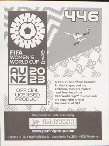Miniatura 2 de 2023 Panini FIFA Women's World Cup Stickers #446 Zecira Musovic Sweden Mini Sticker Soccer Futbol Trading Card