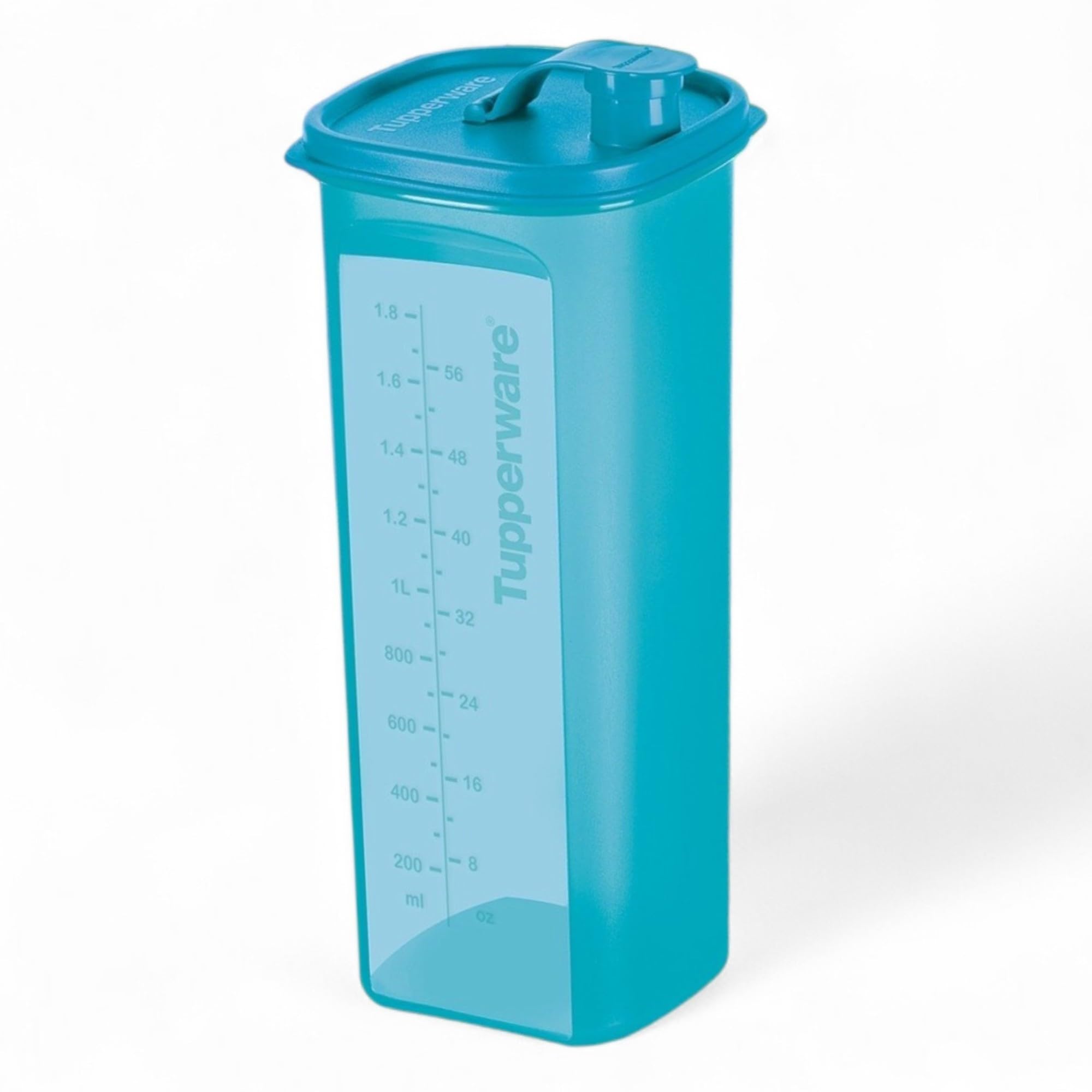 Amazon.com: Tupperware Slim Line Square 2 Qt Pitcher Aqua Blue