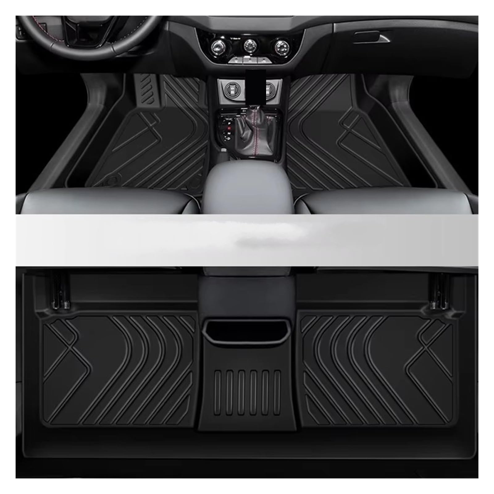 Tapis sol fourgonnette imperméable et antidérapant pour protection auto