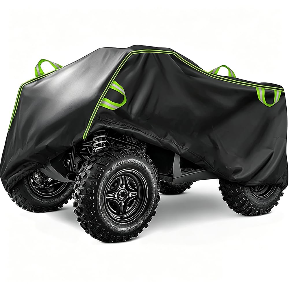 Housse Quad pour Kymco MXU 700 DX 2005-2021 2022 2023 2024 2025 2026+, Bache Moto Exterieur Étanche, Oxford ATV Bâche Protection Pluie et Neige Quad Accessoires,A/Green