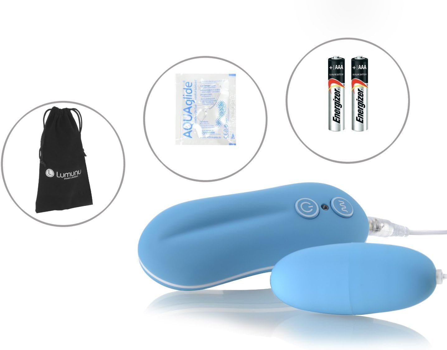 Huevo vibrador de lujo con 10 funciones, mando a distancia ...
