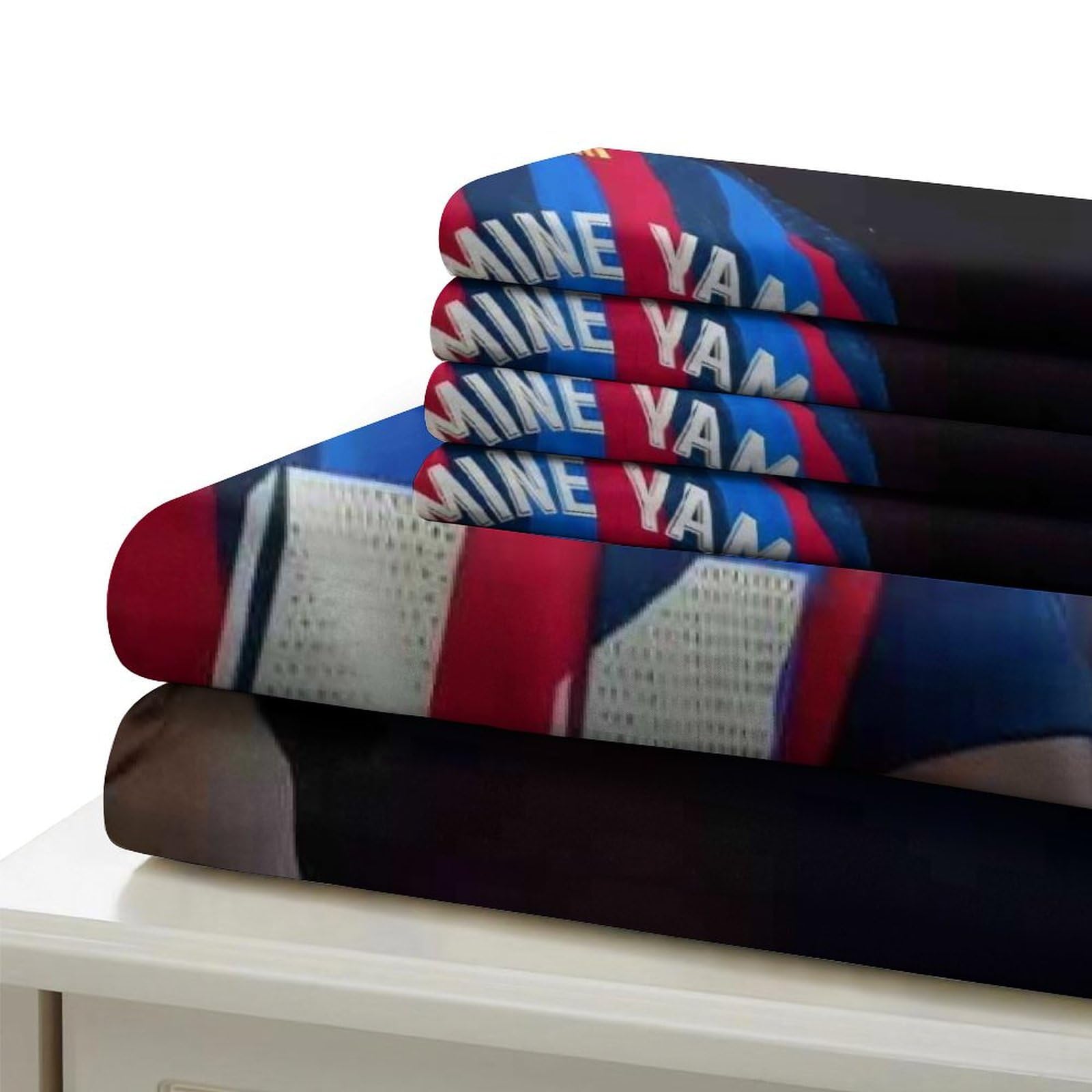 EDMKO Ajax3D-bedrukt beddengoed, dekbedovertrekset, zachte microvezel met kussenslopen, Ajax dekbedovertrek met ritssluiting, voor kinderen, tieners, volwassenen, kingsize (220 x 240 cm