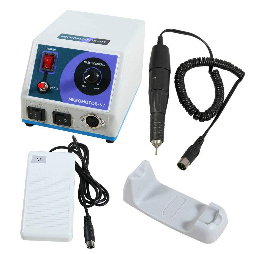 Micromotore N7SS04 Mango de laboratorio dental 35000 rpm con pedal de Panda life 220V