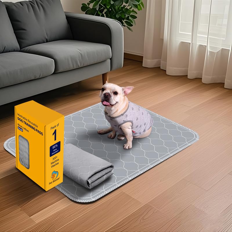 Washable Puppy Pads, Reusable Dog Pee Pads, Waterproof Non Slip Training Mats for Small Dogs Crates, Travel, House Training - Image 2