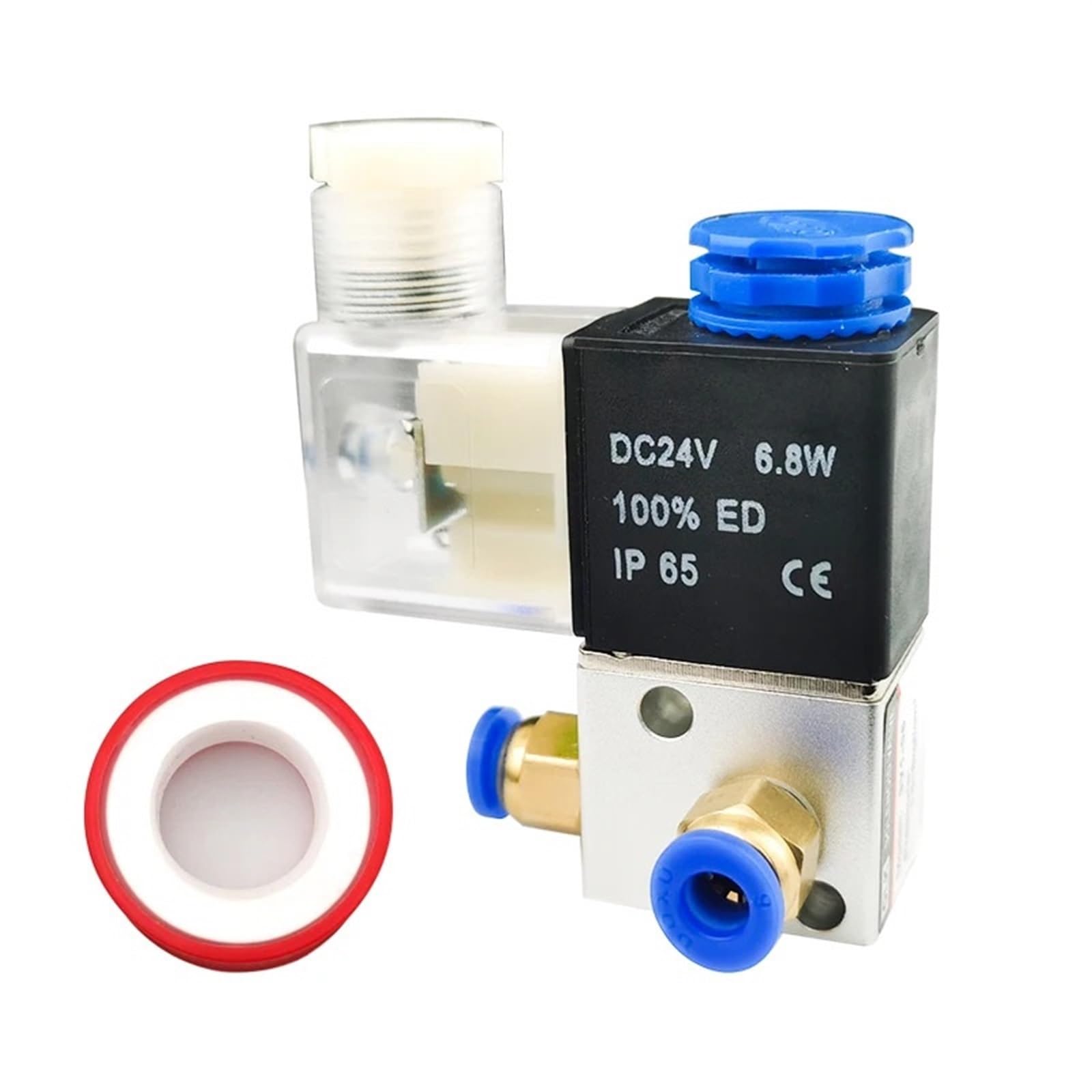 Électrovanne de commande pneumatique 3V1-06 DC12V à 3 ports et 2 positions