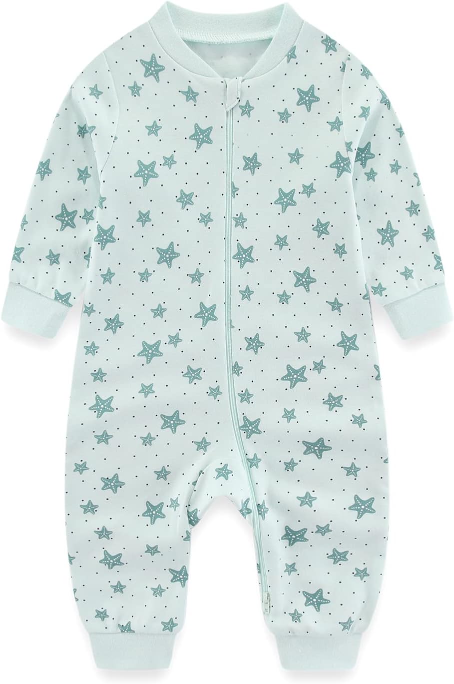 Newborn Baby 2-way Zipper Romper Cotton One-piece Jumsuit 3-pack, 0-24 Months - Image 3