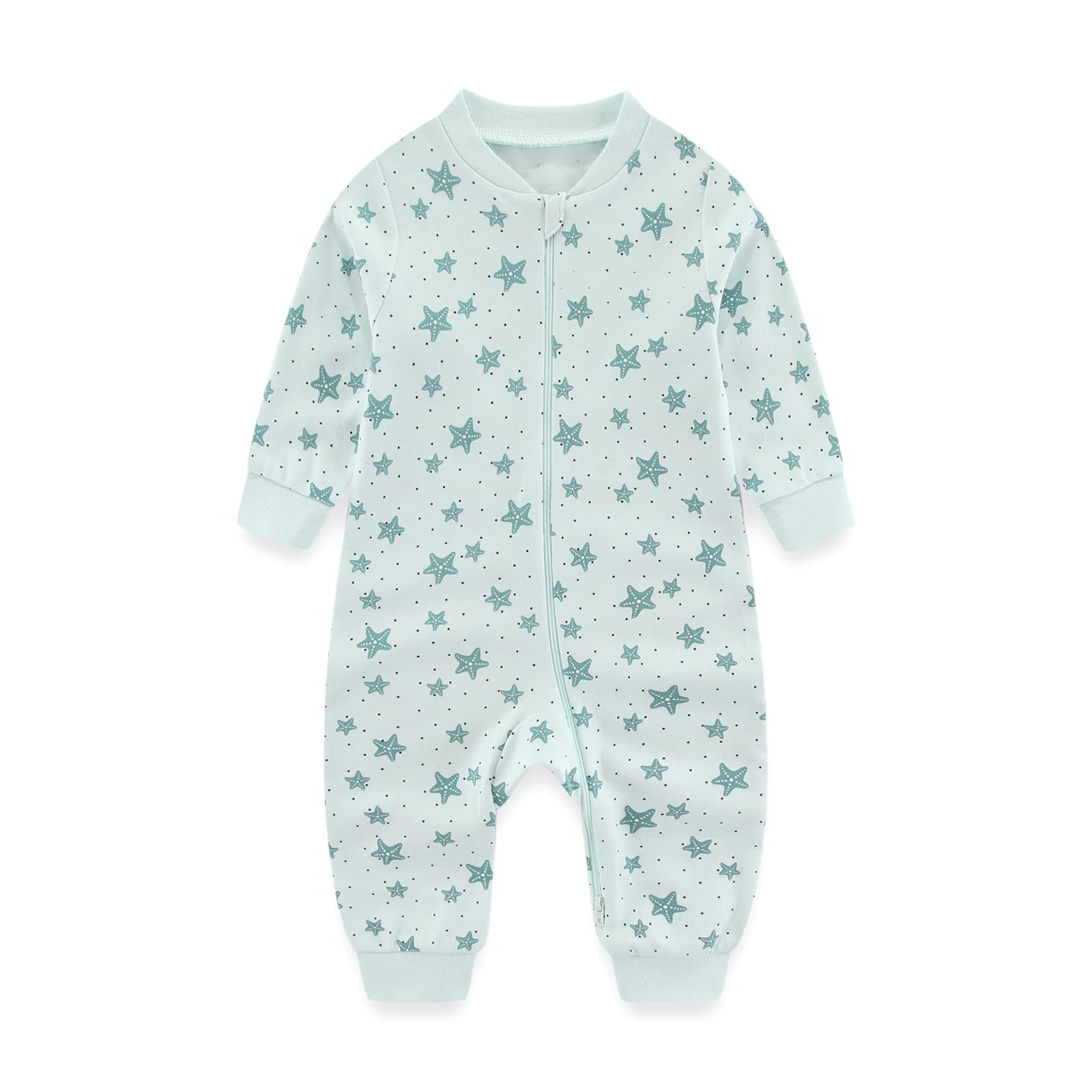 MAMIMAKA Baby Pajamas Mameluco para bebé Bebé-Niños (Pack de 3)
