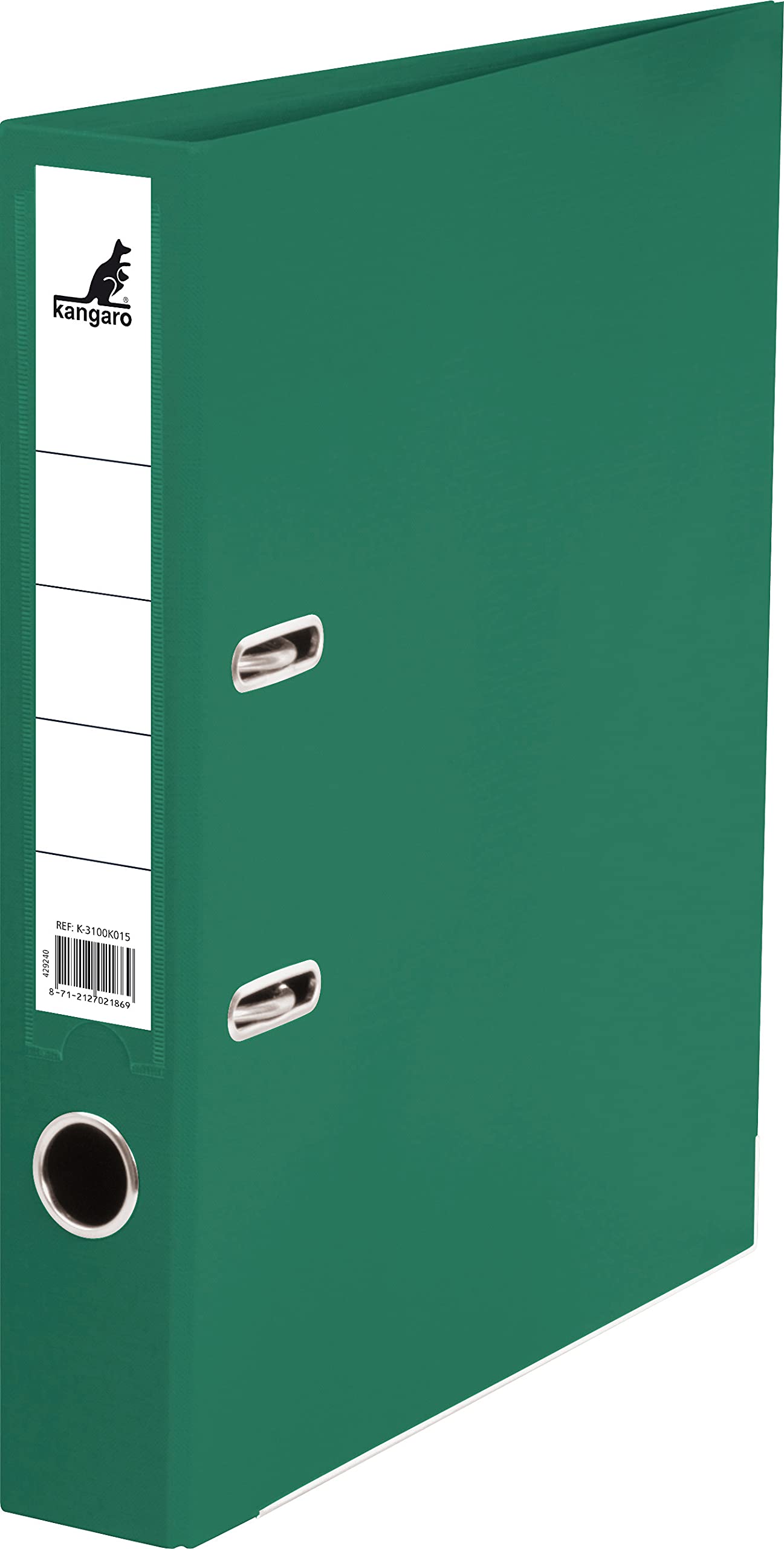 Kangaro Folder A4 2 x 50 mm Polypropylene Polypropylene Green, 5x28.5x31.5