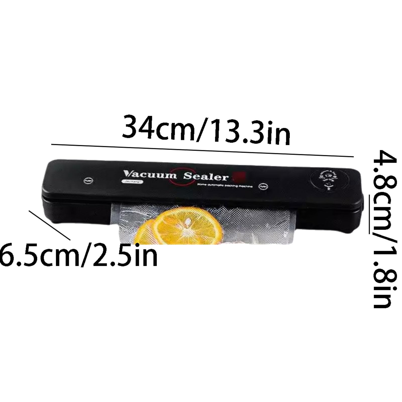 Selladora al vacío, Selladora portátil y compacta for conservas, totalmente automática, ideal for uso doméstico en la cocina