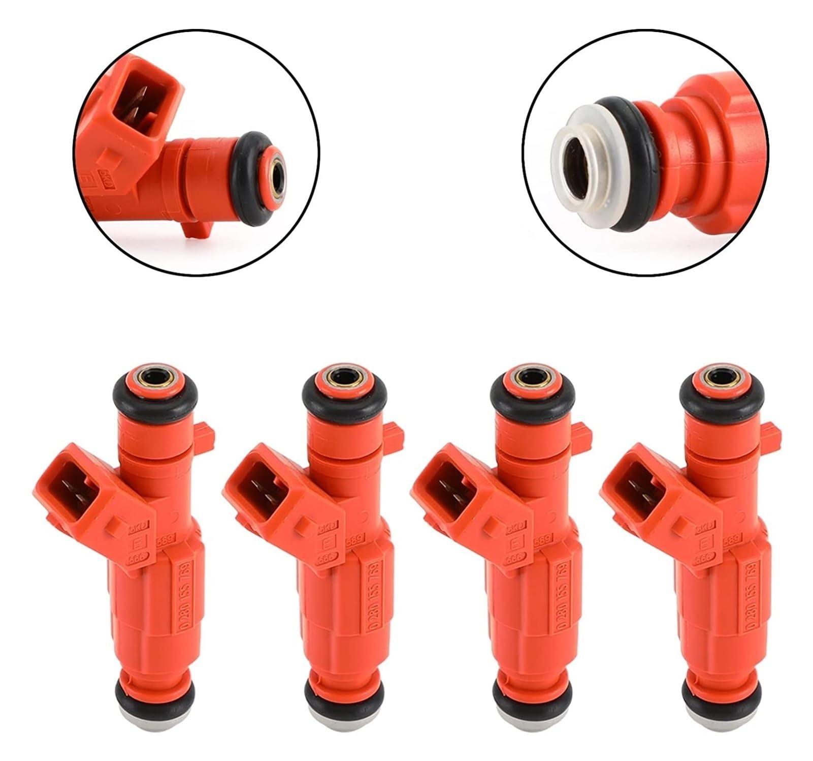 4 Pezzi 0280155769 0280151048 Iniettori Carburante Accessori Auto Per Alfa Per Romeo 156 147 1.6 2.0 Iniettore Benzina Iniettore