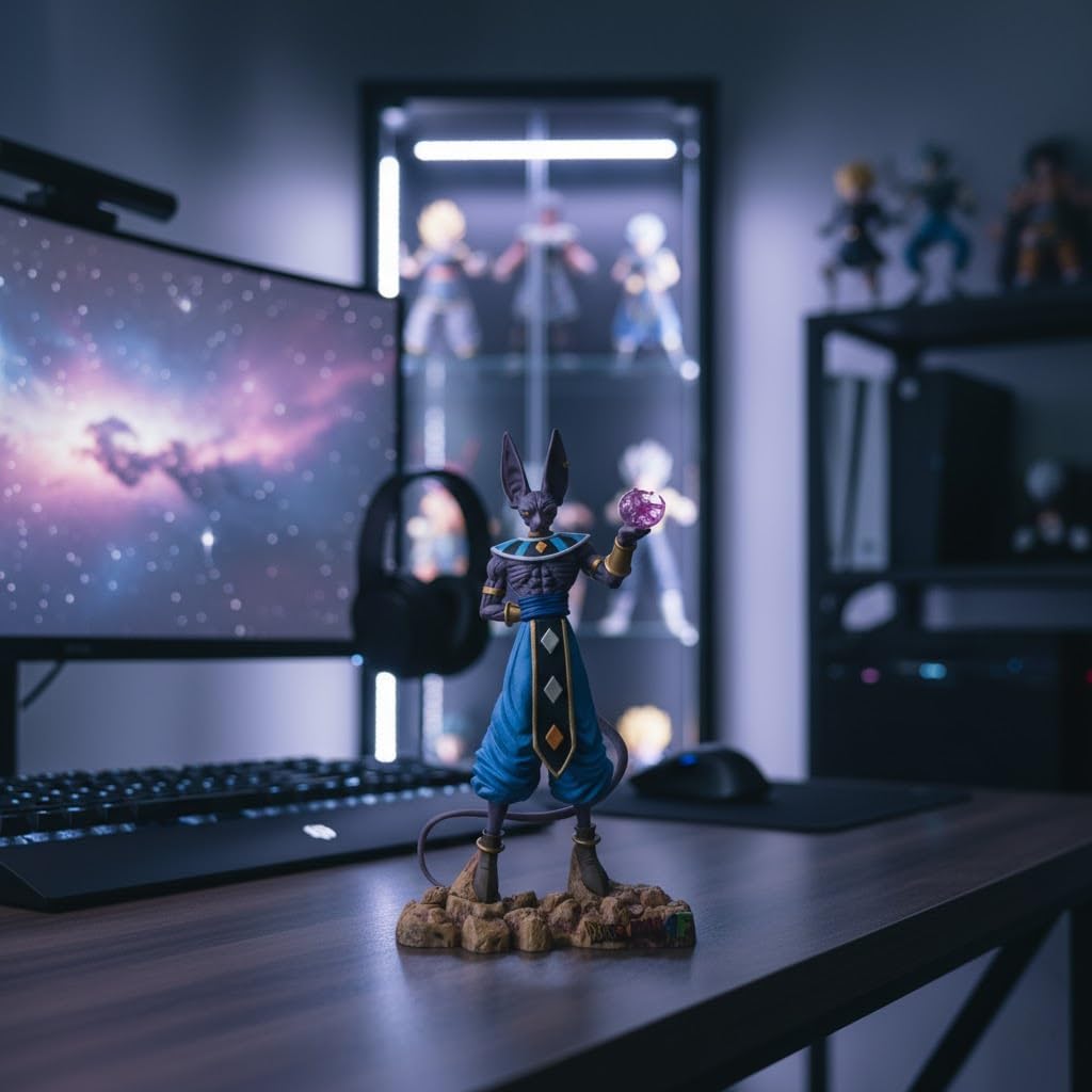 Anime Energy Warriors Collectible Action Figures – Detailed PVC Statues with Color Variants, 17–26 cm Display Models for Collectors and Fans (Style D - Cosmic Feline Warrior)