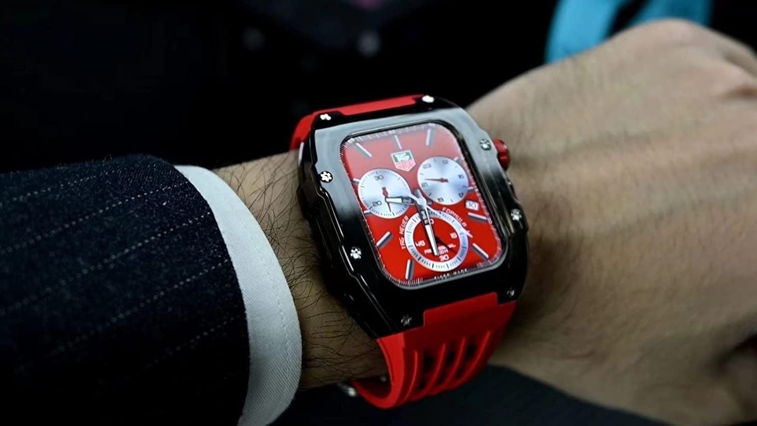 Zestaw modów do zegarków, przezroczyste etui na zegarek PC + silikonowy pasek i klamra do zegarka, do zegarków Ultra 49 mm, wytrzymałe etui i paski do zegarków, do zegarków 8 7 45 mm 44 mm