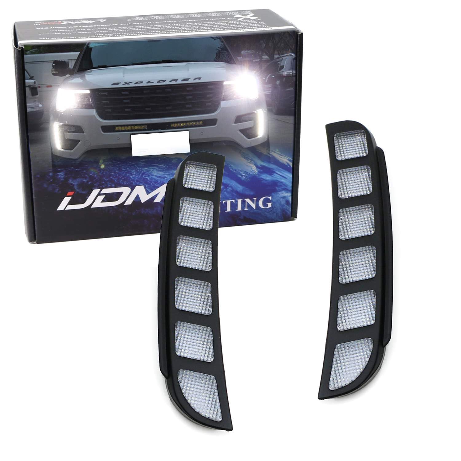 Amazon.com: iJDMTOY LED Daytime Running Lights Kit Compatible with