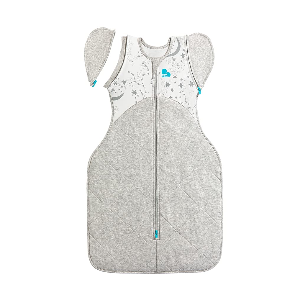 Love To Dream Swaddle UP Transition Bag Warm, White, Large, 1924 lbs., Patented Zip