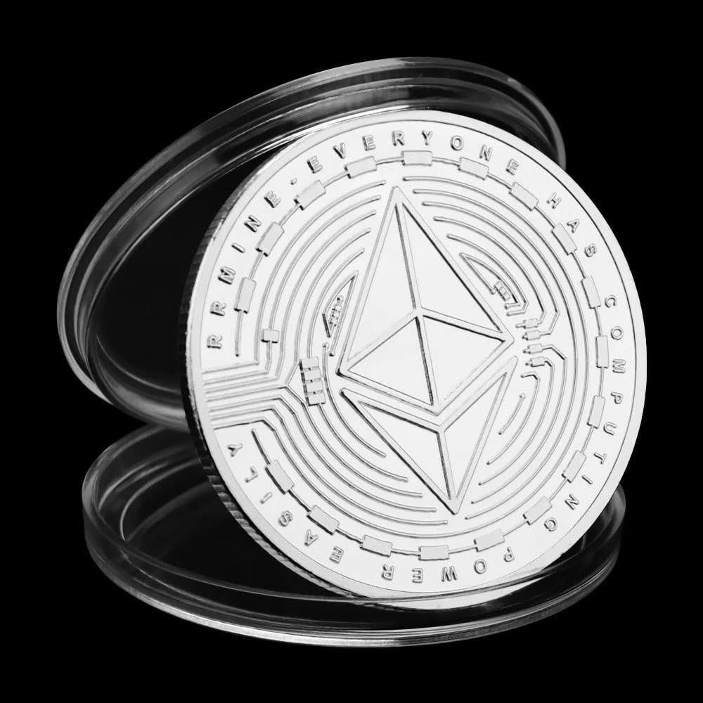 Amazon.co.jp: イーサリアム (ETH) の物理的な暗号コイン 収集価値のある金メッキの記念コイン コレクション アート 暗号通貨コイン  : ホビー