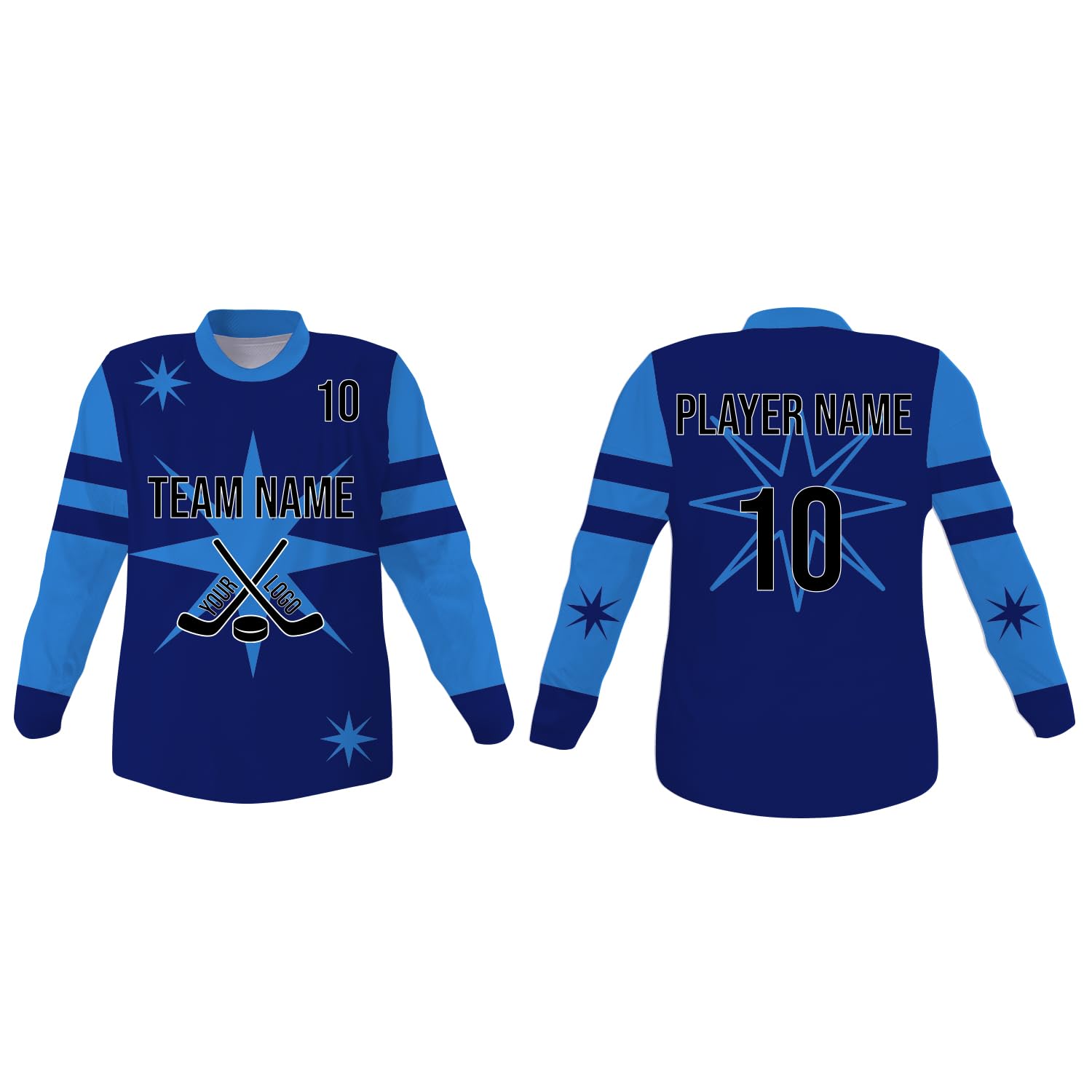 SGS Sports Gear Custom Hockey Jersey, Personalized Reversible or Standard Design with Name &amp; Number, Hockey Jersey