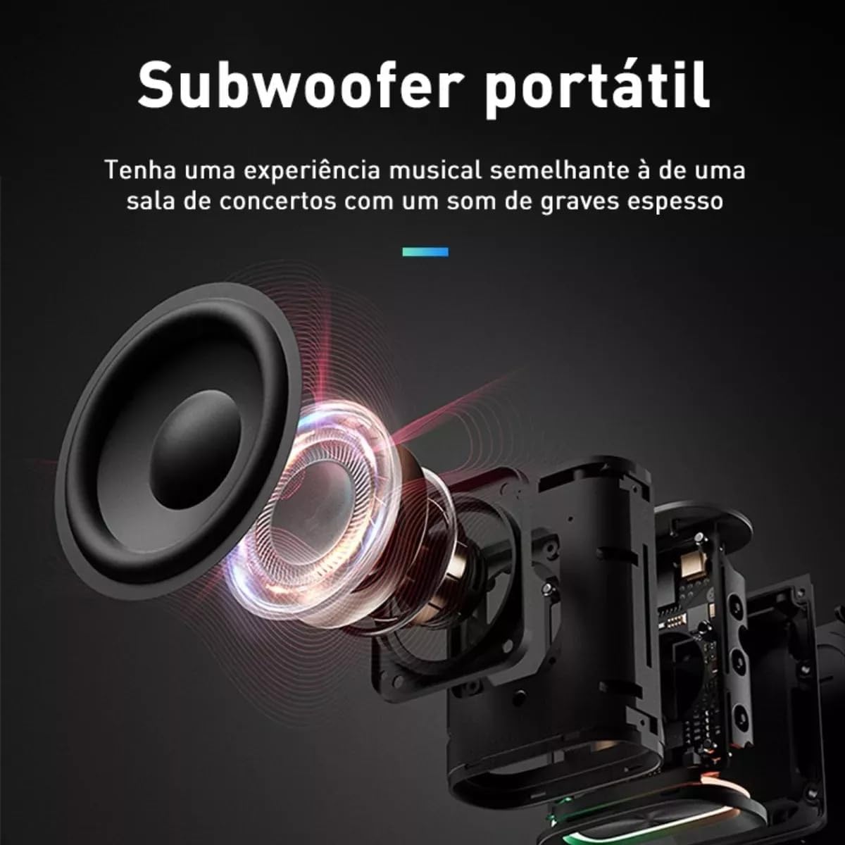 Caixa de Som, inava, Go-4 Pro, Bluetooth, Portátil,12h de reprodução, À Prova D'água IP67, Luzes RGB, TWS/FM/USB/TF(preto) Caixa de Som, inava, Go-4 Pro, Bluetooth, Portátil,12h de reprodução, À Prova D'água IP67, Luzes RGB, TWS/FM/USB/TF(preto)