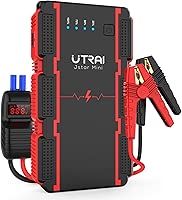 UTRAI Portable Car Jump Starter,1000A Peak 13800mAh Car Battery Jump Starter Pack JS-Mini （Up to 7.5L Gas and 5.5L Diesel Engine）,12V Auto Battery Booster,Lithium Jump Box with LED Light/USB QC3.0
