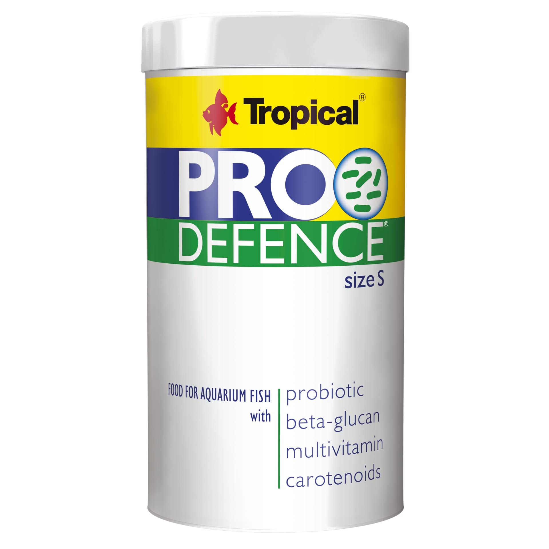 Pro Defence Size S (GRANULES) 250ml / 130g - Alimento con probiótico para Todos los Peces de Acuario