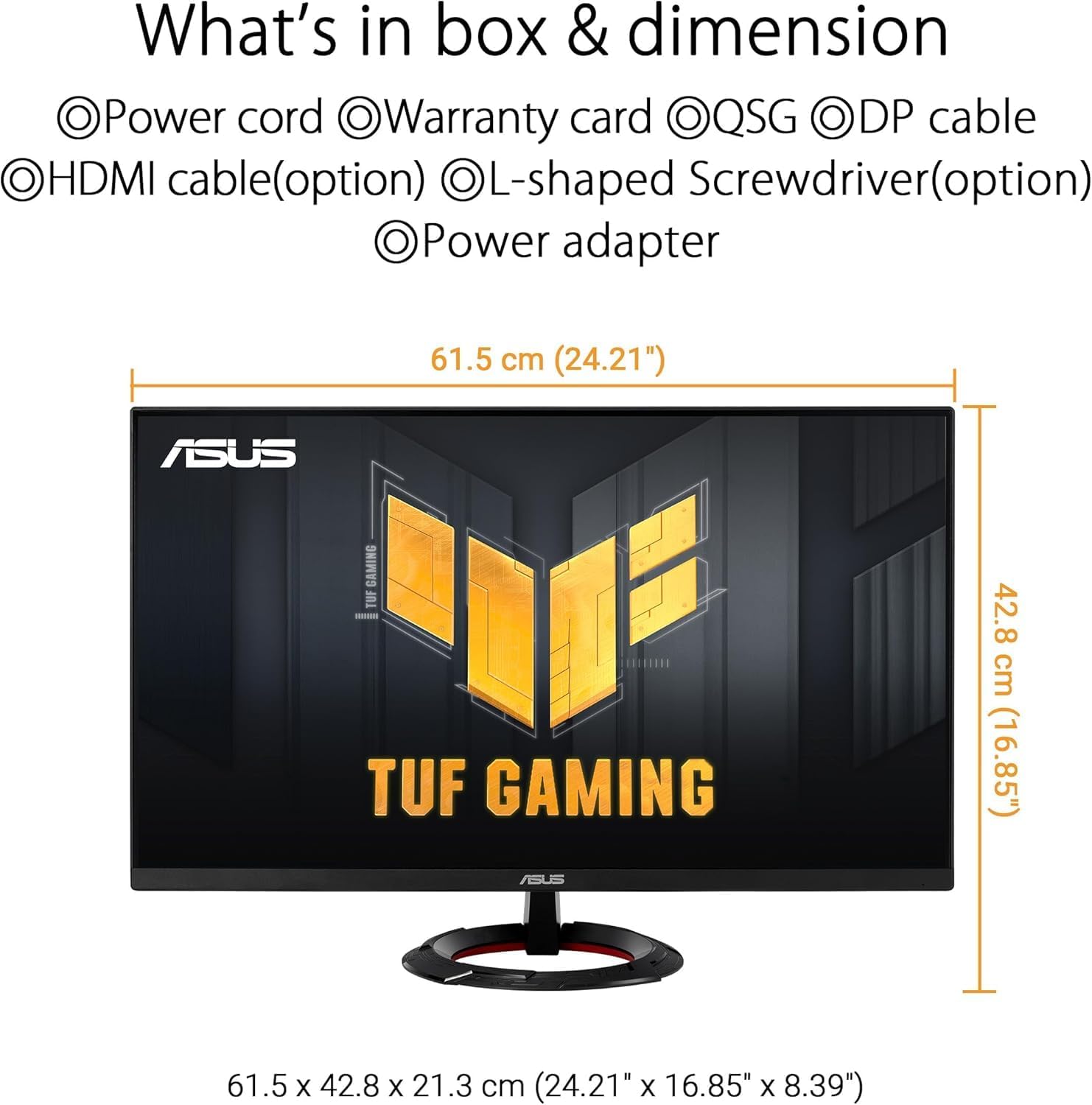 TUF Gaming VG279Q3R Monitor 27" - Monitor - Immagine 6