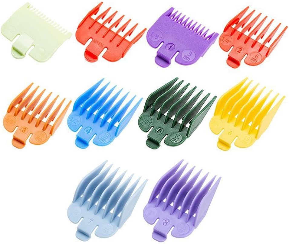 10 stuks haartrimmer geleidingskammen, handleiding set kam voor wahl,haartrimmer accessoires, haarclipper guard