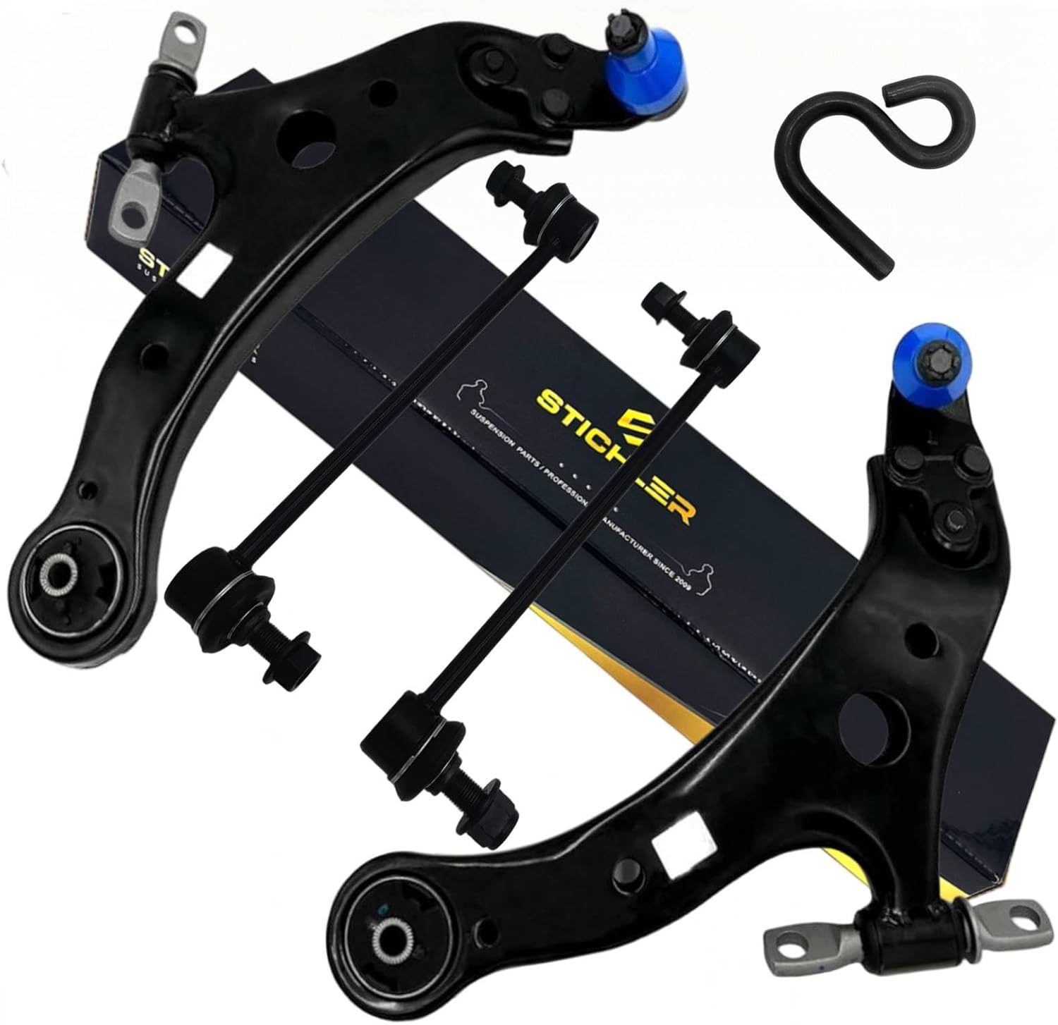 For 2013 2014 2015 2016 2017 2018 2019 Ford Escape Suspension Kit Front Lower Control Arm Tie Rod End Sway Bar Link X2408001