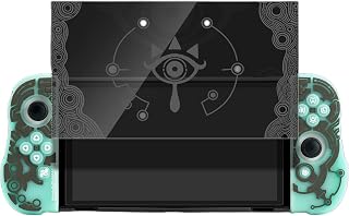 Glass Screen Protector for Nintendo Switch OLED Tears of The Kingdom, Tempered Glass Anti-Scratch, Anti-Fingerprint, Anti-Oil, Bubble-Free, 9H Hardness, Ultra Wear-resistant