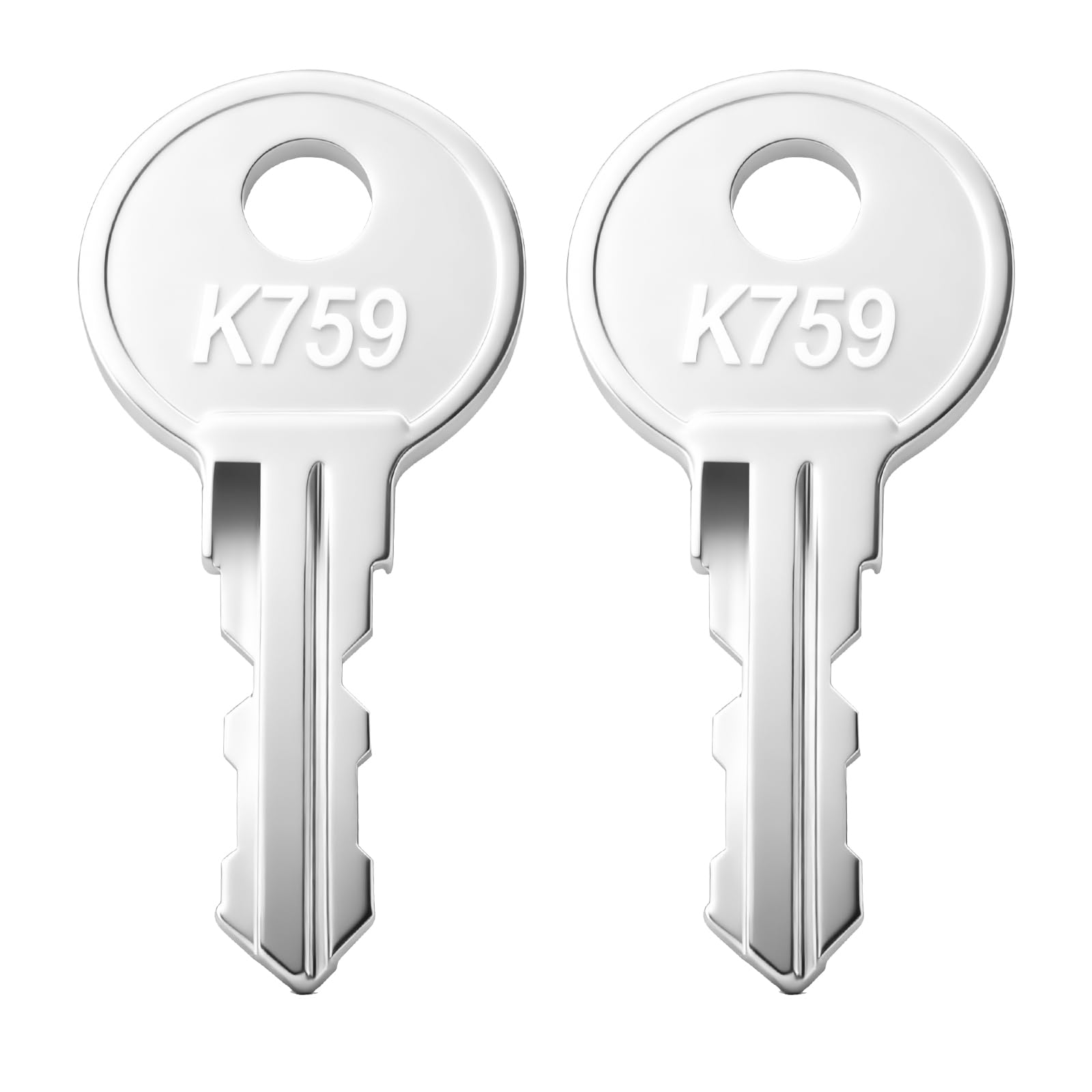 Clé de boîte à outils K759 perdue ? Lot de 2 clés de secours pour coffre de camion