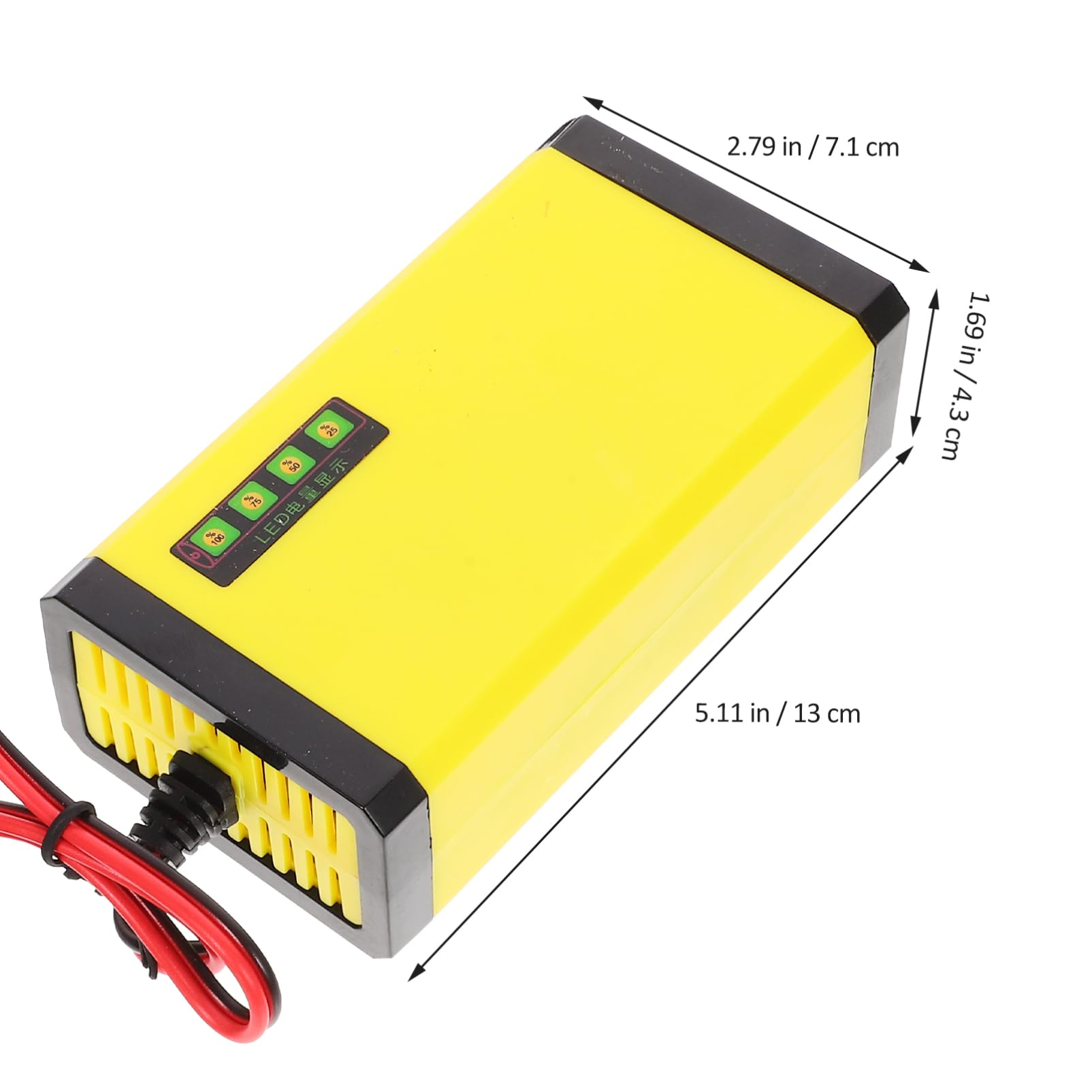 OUNONA 12v 2a Battery Charger for Motorcycle Compatible Extended Cord Portable Design