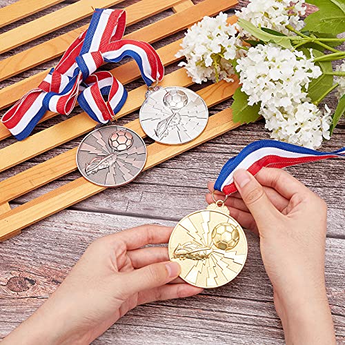 AHANDMAKER 9 Packs Médailles de Jeu de Sport de 2.5 Pouces, Médailles de Sport du Gagnant Médailles de Récompense… - Image 4